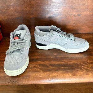 Nike Air Alpha Force 88 Low Basketball Sneaker Medium Grey Men's Size 9.5